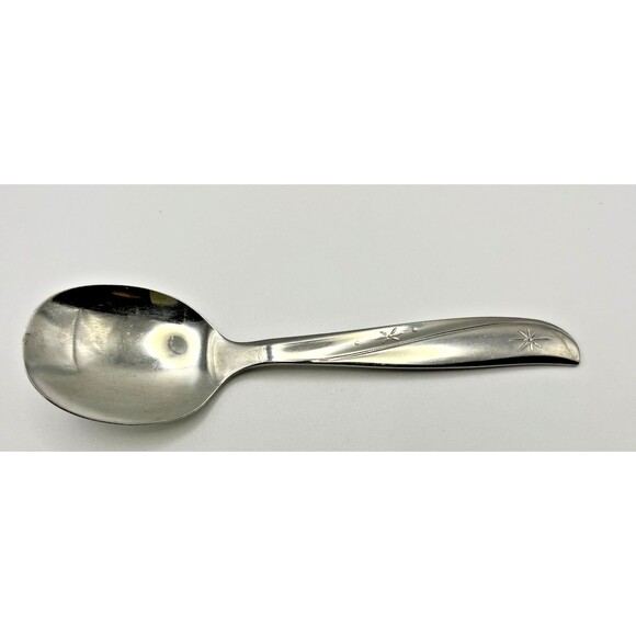 Oneida Twin Star Vintage Baby Child Spoon Stainless Community Betty Crocker MCM - Picture 1 of 4